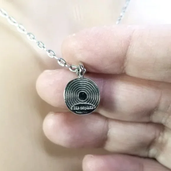 Lia Sophia Necklace Petite Faux Turquoise & Crystal Pendant NWT (Marks on tag) - Picture 6 of 8